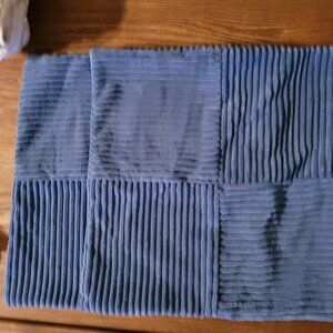 Set of 2  Blue Pillow Covers 18 x 18